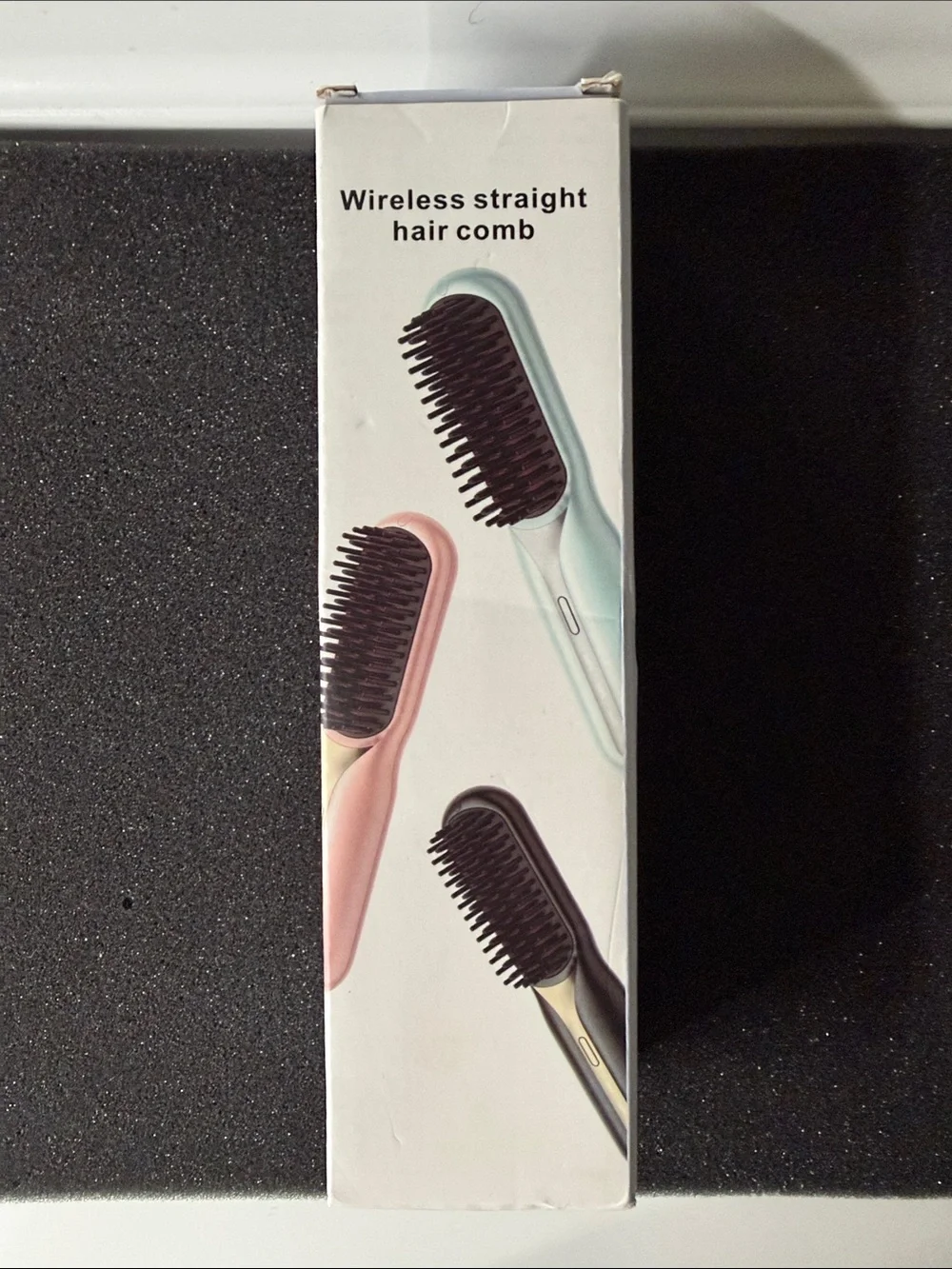 Wireless Straight Hair Comb - Pink